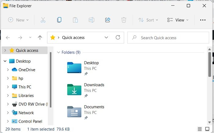 Open File Explorer to This PC instead of Quick Access in Windows 11 10 - 73