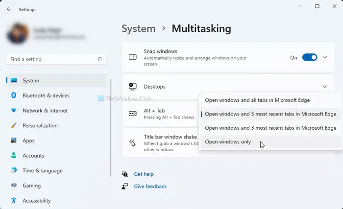 Best multitasking settings to enable on Windows 11