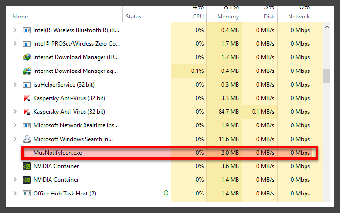 What is MusNotifyIcon.exe? Is it a virus?