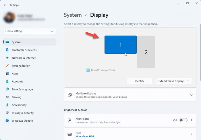 How to set different Display Scaling level for Multiple Monitors in Windows 11
