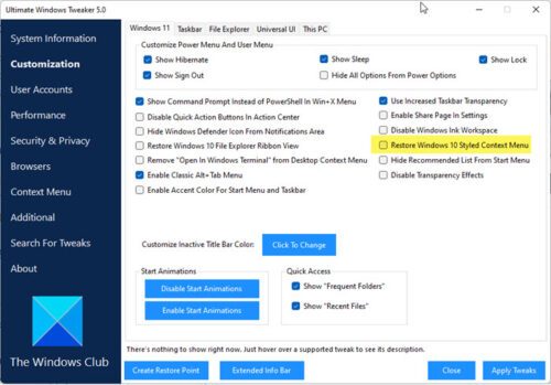 How to get Old Right-click Context Menu back on Windows 11