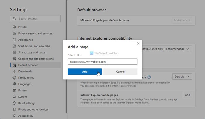 How to use Internet Explorer in Windows 11