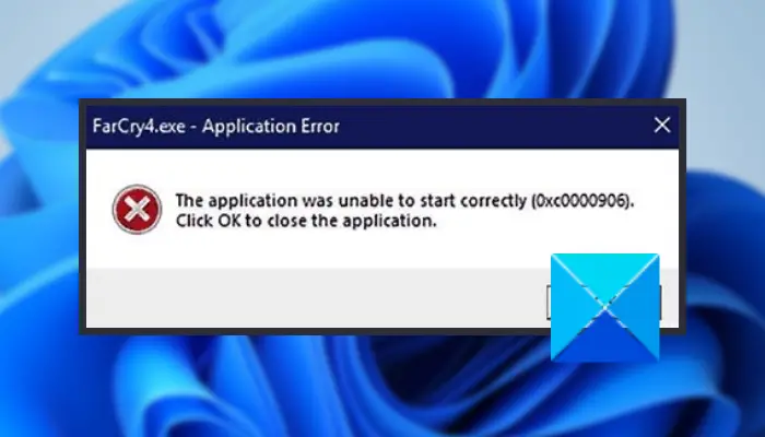 Fix Application Error 0xc0000906 on Windows 11/10