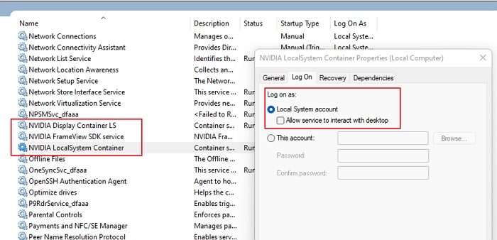 Local System Account Windows