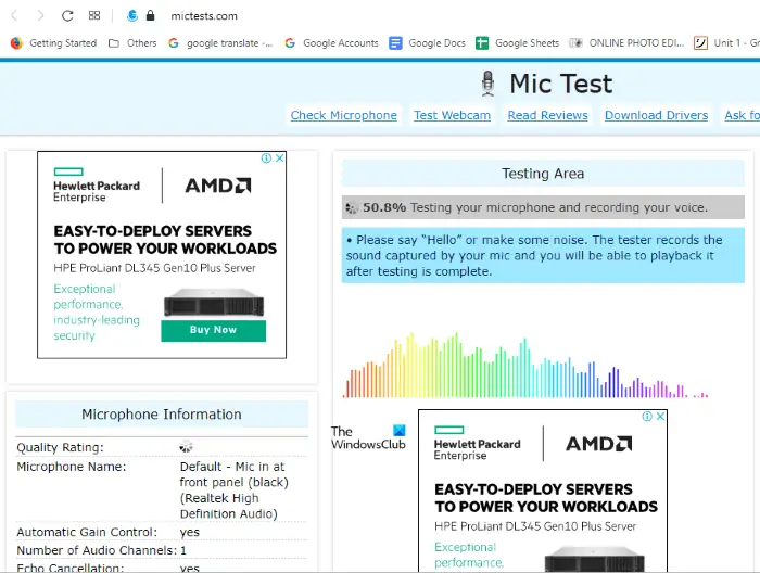 Mic Test