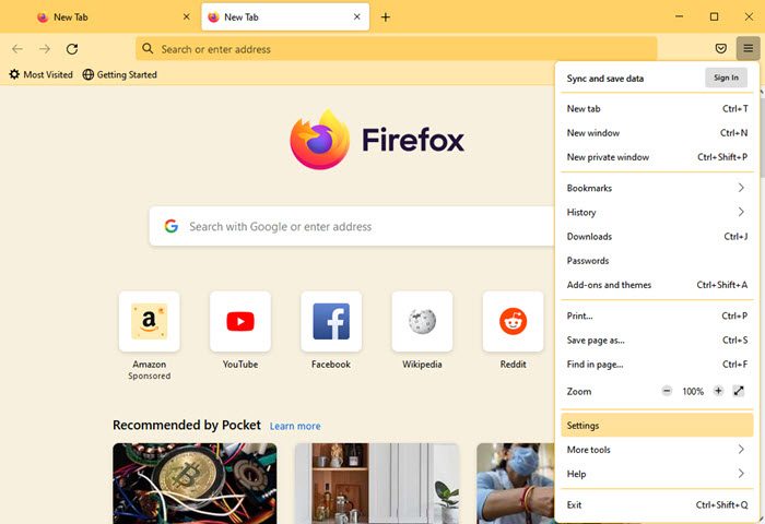 How to disable Sponsored Suggestions and Ads in Mozilla Firefox