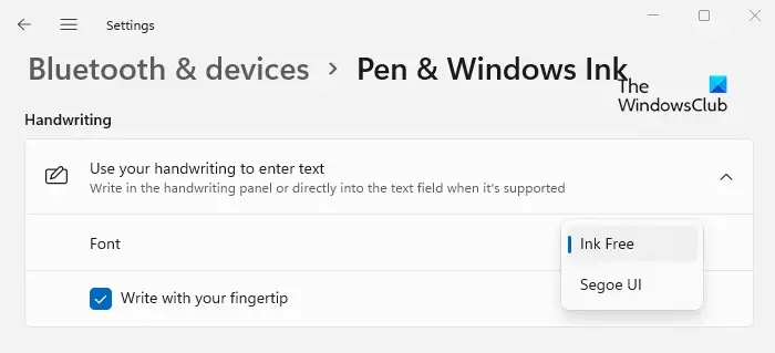 Pen & Windows Ink