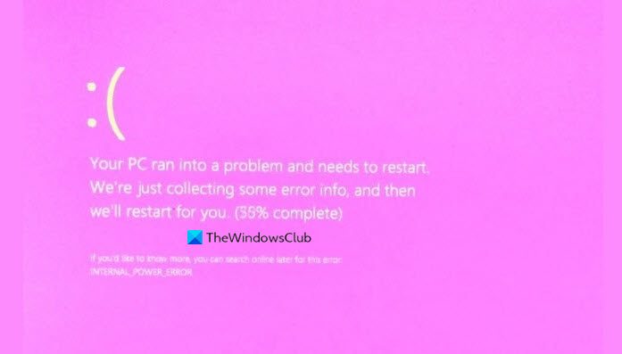 Pink Screen of Death in Windows