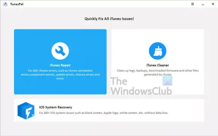 Repair and clean iTunes with TunesPal for Windows PC
