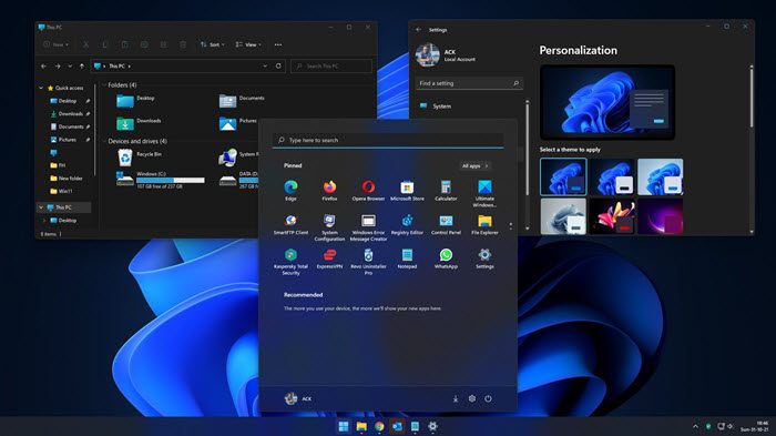 Windows 11 Desktop