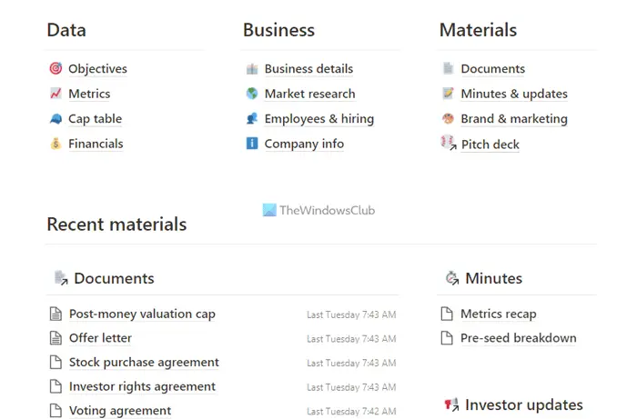 Best Notion templates for startups and project management