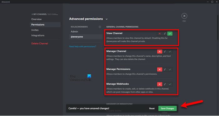 How To Make A Channel Read Only In Discord