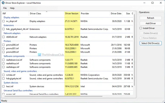 How to check the Driver Version in Windows 11/10