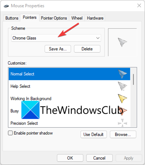 Best Free Mouse Cursors and Pointers for Windows 11/10