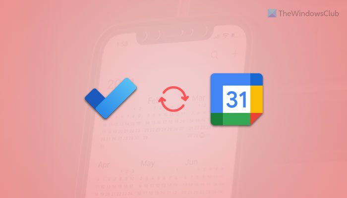 sync microsoft calendar to google