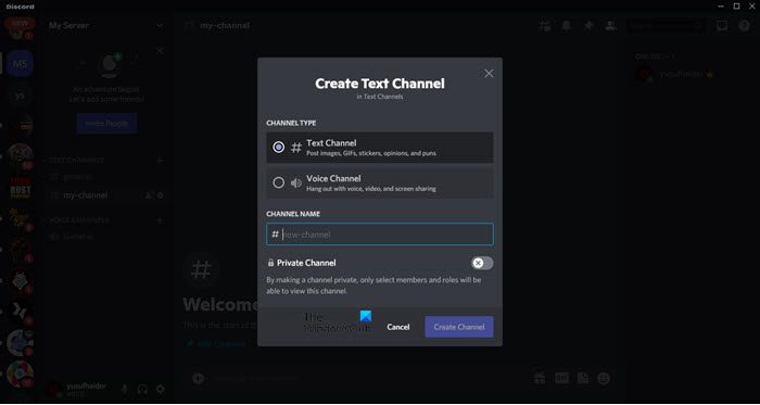 Make Discord channel Read-only