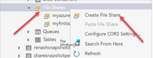Create File Share