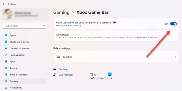 Disable Xbox Game Bar
