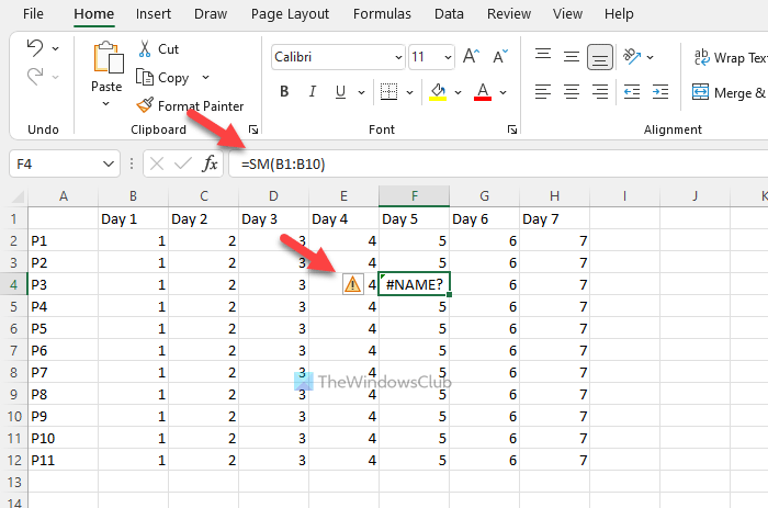 В Excel закончились ресурсы при попытке вычислить одну или несколько формул