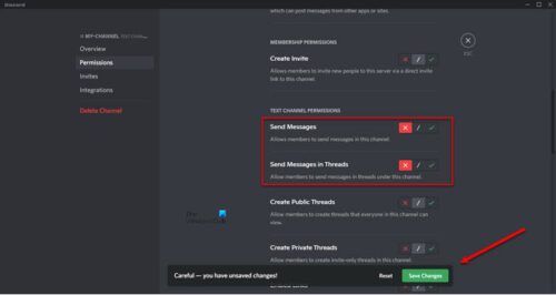 How to make Discord channel Read-only