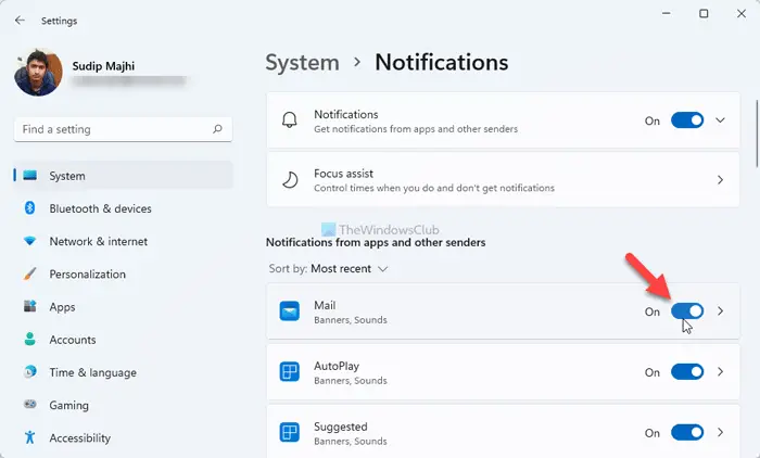 How to manage Notifications in Windows 11