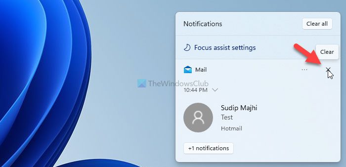 How to manage Notifications in Windows 11