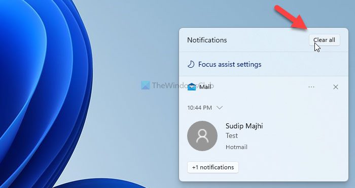 How to manage Notifications in Windows 11