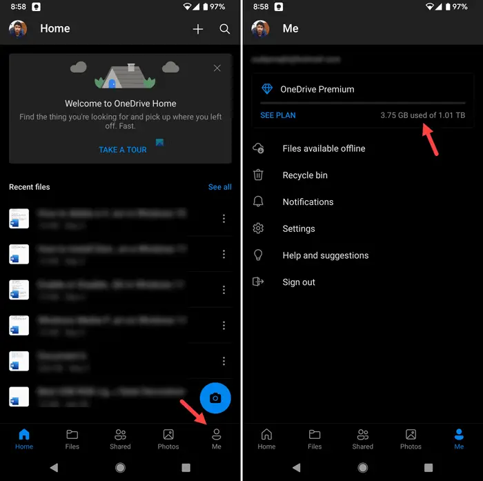 Fix OneDrive Camera Upload not working on Android