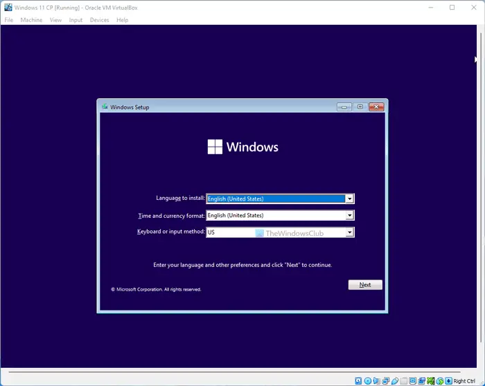 Test-drive Windows OS in VirtualBox