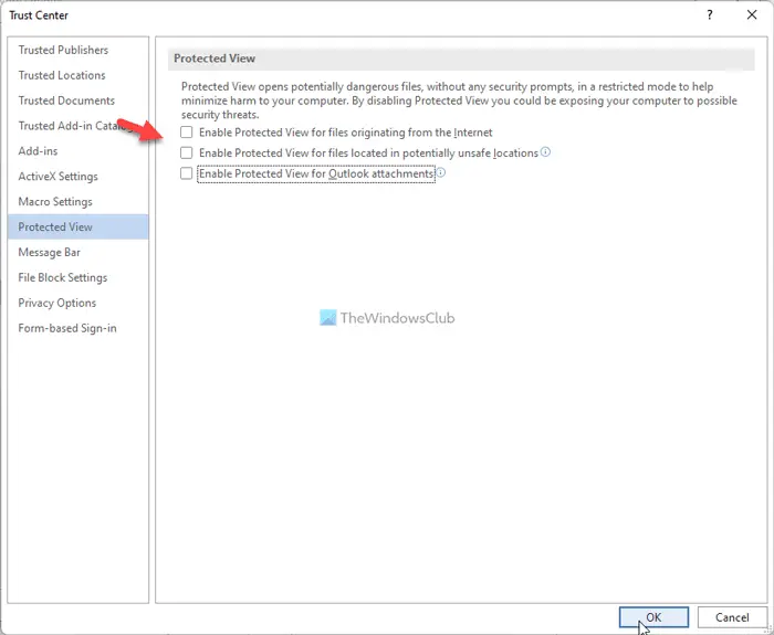 The file is corrupt and cannot be opened in Word, Excel, PowerPoint