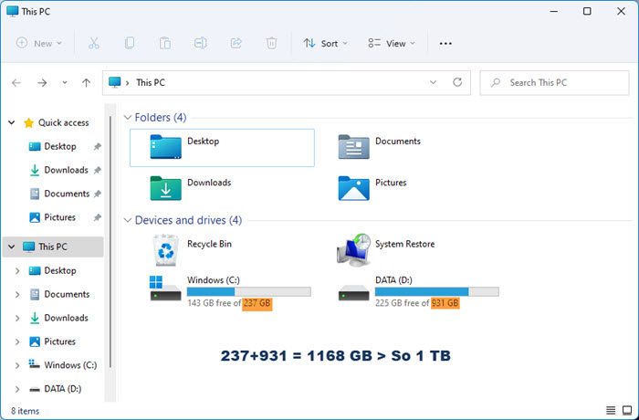 what is hard drive size