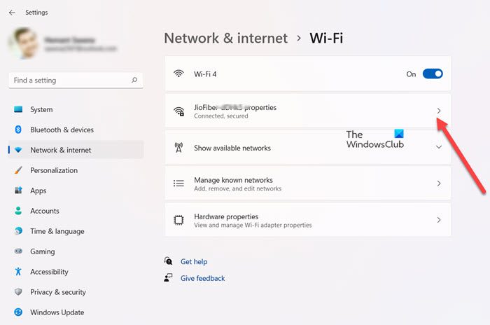 Wi-Fi Connection