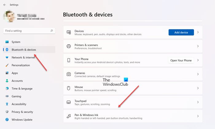 Windows 11 Touchpad