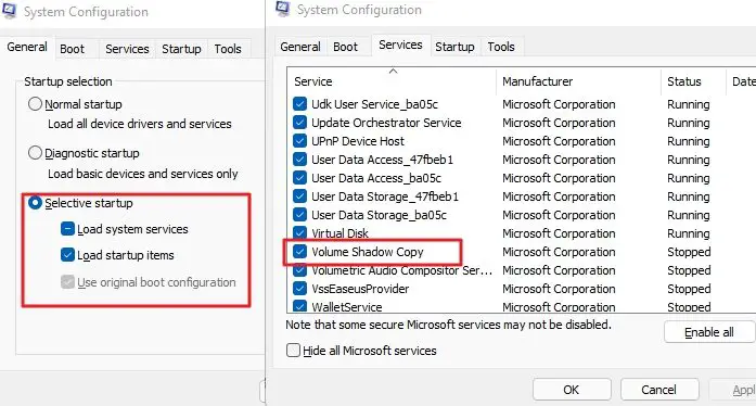 Troubleshoot in Clean Boot state