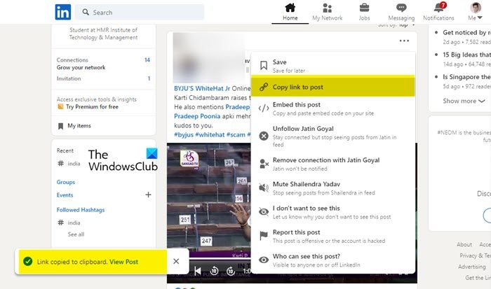How to download LinkedIn videos to computer