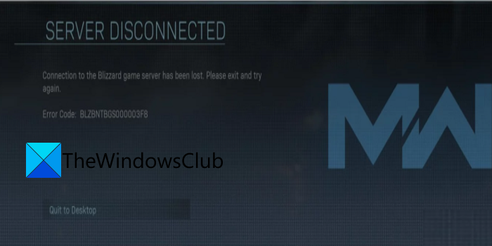 Connection to the Blizzard game server has been lost, BLZBNTBGS000003F8 Connection to the Blizzard game server has been lost, BLZBNTBGS000003F8