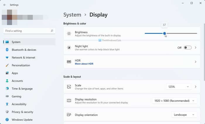 How to change Brightness when Laptop is Plugged in or on Battery