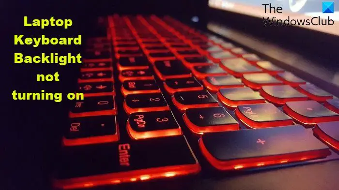 How to make keyboard light up
