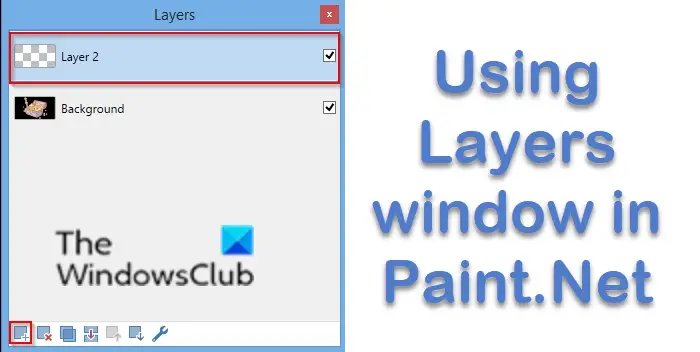 Layers window in Paint.Net