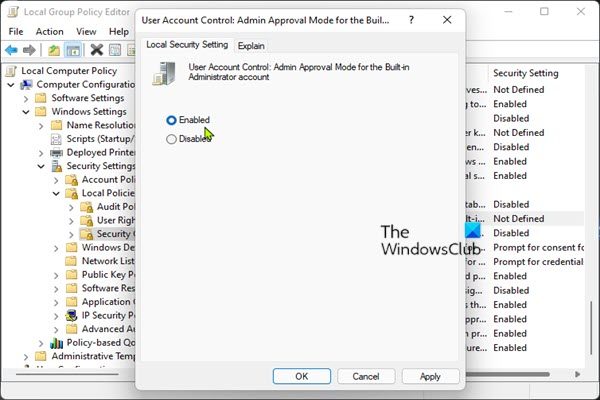 This App Can t Be Activated By The Built in Administrator