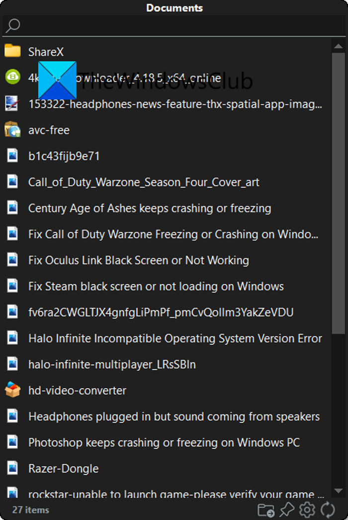 SystemTrayMenu is a free Start Menu alternative for Windows 11