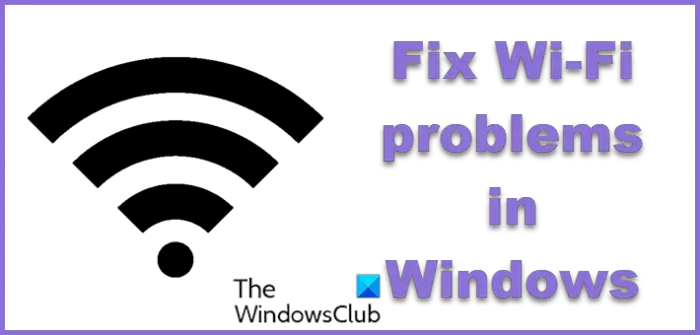 Fix WiFi problems in Windows