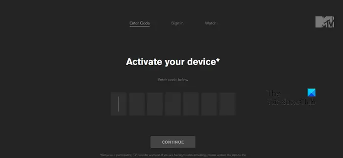 activate MTV on Roku, Android, iOs, Amazon Fire Stick, and Apple TV
