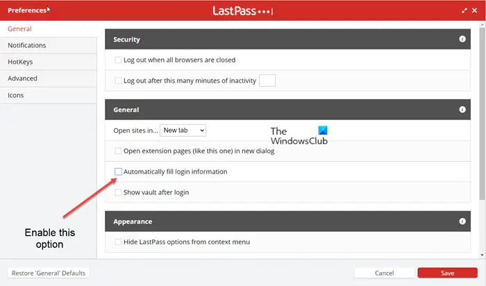 LastPass Chrome extension not working