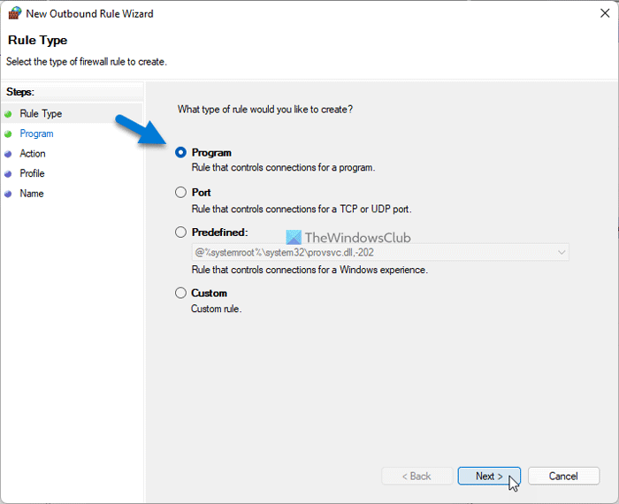 Come impedire a un'applicazione di accedere a Internet in Windows 11/10