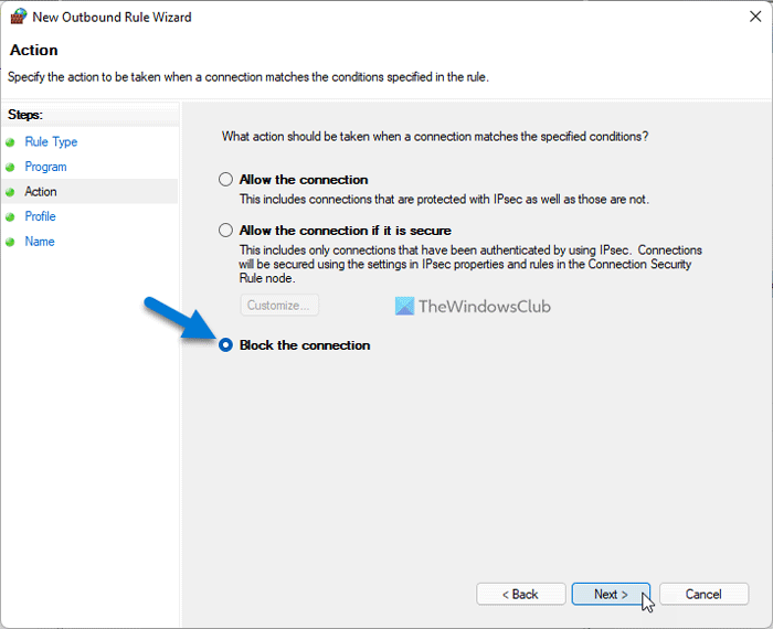 Come impedire a un'applicazione di accedere a Internet in Windows 11/10