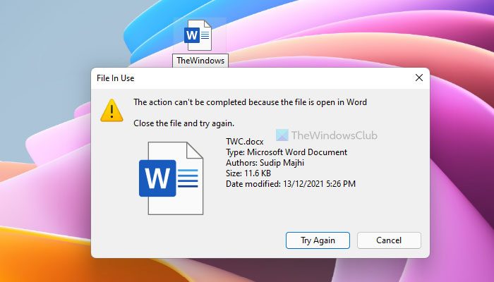 Невозможно переименовать файлы в Windows 11/10