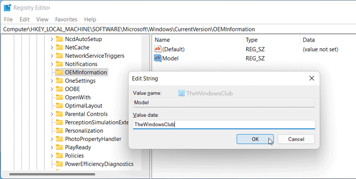 Come modificare il nome del prodotto di sistema su Windows 11