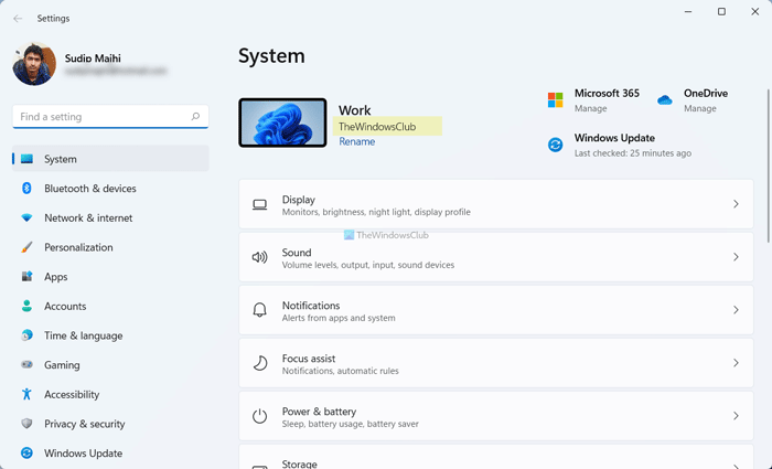 Come modificare il nome del prodotto di sistema su Windows 11