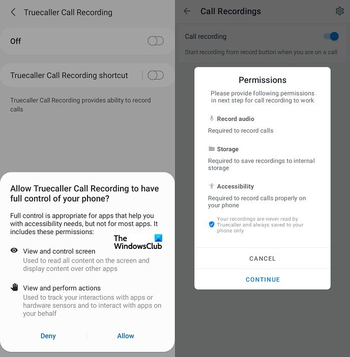 how to use truecaller app in android